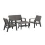 COSCO 4-Piece Resin Patio Set