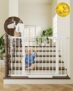 Auto Close Baby Gate for Stairs