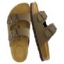 CUSHIONAIRE Women’s Cork Footbed Slide Sandals