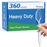 Dealusy 360 Count Disposable Spoons