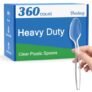 Dealusy 360 Count Disposable Spoons