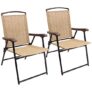 Devoko Folding Sling Chairs Set of 2