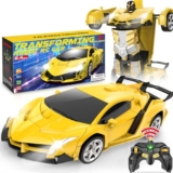 Dolanus Remote Control Transforming Robot Car Toy for Kids