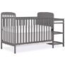 Dream On Me Anna 3-in-1 Crib and Changing Table Combo Greenguard Certified