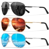 UV Protection Polarized Aviator Sunglasses