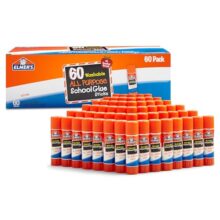Elmer’s School Glue Sticks, 60 Count