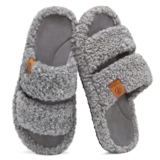 EverFoams Women’s Fuzzy Memory Foam Slippers
