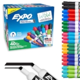 EXPO Assorted Dry Erase Markers, 40 Count