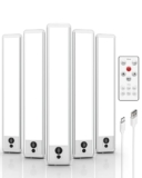 Wireless LED Under Cabinet Lights 5 Pack