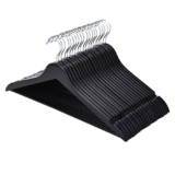 FairyHaus 30-Pack Slim Wooden Hangers