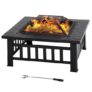 32-Inch Multifunctional Outdoor Fire Pit
