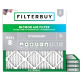 19x19x1 MERV 8 Air Filter (4-Pack)