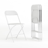 White Folding Chairs 4 Pack