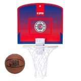 Franklin Sports NBA Clippers Mini Basketball Hoop Set for Door with Ball