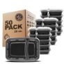 50-Count 2-Compartment Meal Prep Containers