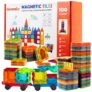Gemmicc Magnetic Tiles 100 PCS with 2 Cars