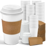 100 Pack Disposable Insulated Coffee Cups