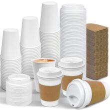 100 Pack Disposable Coffee Cups