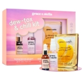 Grace & Stella Dew-Tox Skincare Gift Set with Eye Masks & Serum