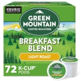Green Mountain Breakfast Blend K-Cups, 72 Count