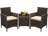 Greesum 3-Piece Outdoor Rattan Furniture Set