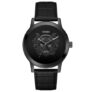 Guess Mens Black Strap Watch 44mm
