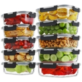 10 Pack Glass Meal Prep Containers