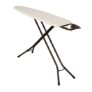 Household Essentials Steel Top Ironing Board with Iron Rest and Natural Cover