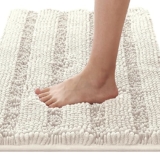 H.VERSAILTEX Non-Slip Chenille Bath Rug