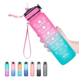 Hyeta 32 oz Motivational Water Bottle