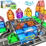 IGIVI Magnetic Tiles Road Set