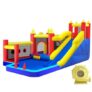 Inflatable Bounce House with Slide & Pool