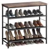 INGIORDAR 4-Tier Shoe Rack Organizer