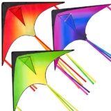 3-Pack Easy-Fly Large Delta Kites