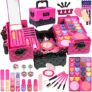 Kids Makeup Kit 52 PCS Safe Washable Makeup Set with Cosmetic Case