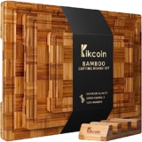 Extra Large Bamboo Cutting Boards Set