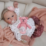 KSBD Lifelike 18-Inch Reborn Baby Doll