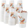 16 oz Disposable Coffee Cups – 180 Pack