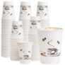 Lamosi 12 oz Disposable Coffee Cups 240-Pack