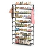 LANTEFUL 10-Tier Shoe Rack 50-Pair Capacity