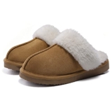 Litfun Women’s Fuzzy Memory Foam Slippers for Indoor and Outdoor