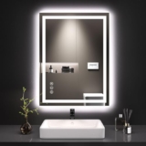 LOAAO 24×32 LED Bathroom Mirror