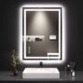 LOAAO 24×32 LED Bathroom Mirror