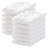 Lovely Care 12 Pack Cotton Muslin Burp Cloths