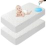 2 Pack Waterproof Crib Mattress Protectors