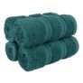 Luxury Cotton Teal Washcloth Set