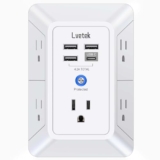 Lvetek 5-Outlet Extender with USB