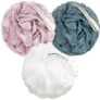 MainBasics Bath Loofah Sponge Set of 3
