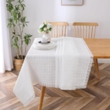 Majestic White Lace Tablecloth