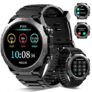 Military Smart Watch with Fitness Features